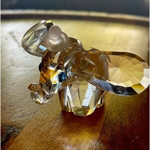 Swarovski Crystal Disney's Dumbo Blue Retired 1993 Elephant Figurine- No Box